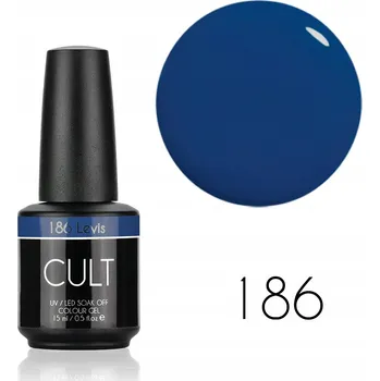 Lak na nehty CULT Colour Gel / Hybridní lak 15 ml UV/LED Levis 186