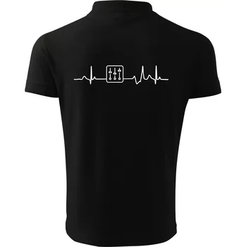 Pánská košile Ekg zvukař - mixpult - Polokošile pánská Pique Polo 203 - 2XL ( Černá )