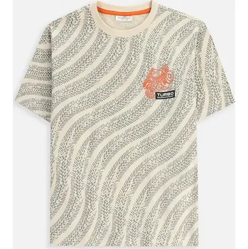 Chlapecké tričko Dětské bavlněné tričko Coccodrillo ZC5143204VBA béžová 08X, vel. 140