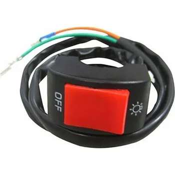 Elektroinstalace pro motocykl Univerzální spínač ON-OFF na řídítka 22mm Honda Yamaha Suzuki
