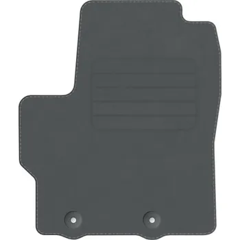 autokoberec MAZDA 2 IV HYBRID od 2022 velurová autokobercová rohož ŠEDÁ STRANA ŘIDIČE PREMIUM