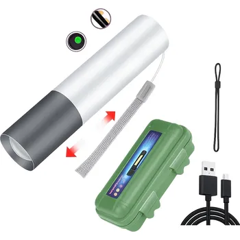 Svítilna MINI svítilna AKUMULÁTOR s zoomem LED XPE (E023)