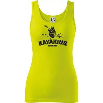 Dámské tričko Kayaking adventure - Dámské tílko - XS ( Limetková )