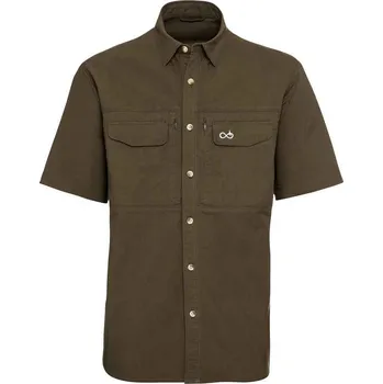 Pánská košile Pánská lovecká košile Merkel Gear ILEX Pro Cordura krátký rukáv olivová S