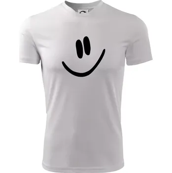 Pánská móda Emoji bez obrysu - usměv - Pánské triko Fantasy sportovní (dresovina) - 3XL ( Bílá )