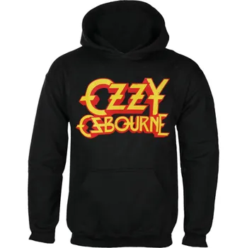 Pánská mikina mikina s kapucí pánské Ozzy Osbourne - Ozzy Logo - LOW FREQUENCY - OZ002HO - M
