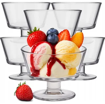 Sklenice Pohár na dezerty OMAGO 290 ml sklo bezbarvé vintage 12 ks