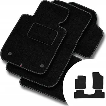 autokoberec Velurové autokoberce Motos 3 ks