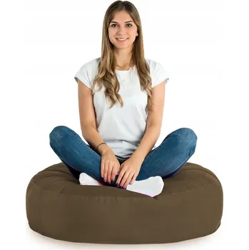 Taburet PLYŠOVÝ polštář na sezení do křesla PARI BURA