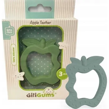 Ortodontické kousátko GiliGums silikonové zelené