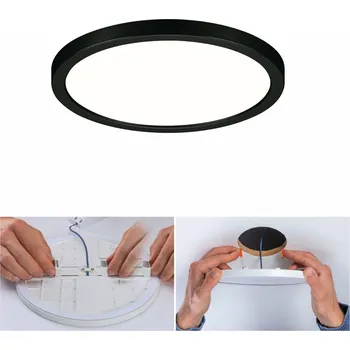 Osvětlení PAULMANN VariFit LED vestavné svítidlo Areo IP44 kruhové 175mm 4000K černá