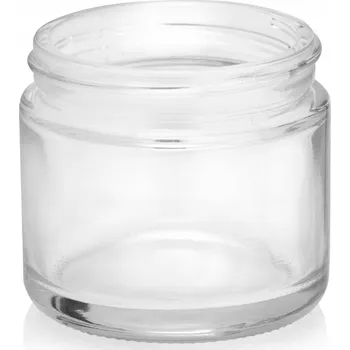 Skleněná zavařovací sklenice čirá na svíčky 60 ml