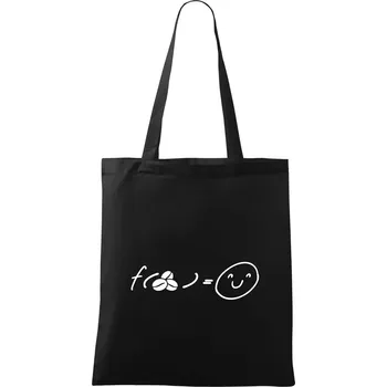 Nákupní taška Matematická funkce - káva - Taška bavlněná - 42 x 38 cm ( Černá )