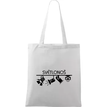 Osvětlovač - světlonoš - Taška bavlněná - 42 x 38 cm ( Bílá )