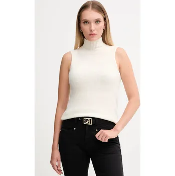 Dámský svetr Svetr Gaudi dámský, béžová barva, s golfem, 521FD53009 01X, vel. XL