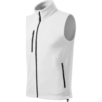 Exit fleece vesta unisex bílá 3XL