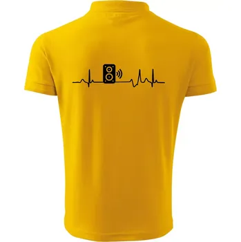 Pánská košile Ekg reprobedna - Polokošile pánská Pique Polo 203 - 3XL ( Žlutá )