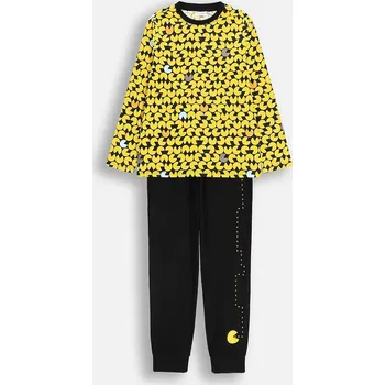 Dívčí pyžamo Dětské bavlněné pyžamo Coccodrillo ZC5448115PJS žlutá 11X, vel. 152-158