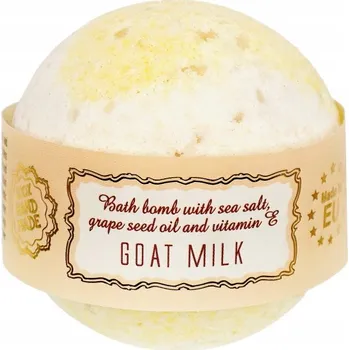 Šumivá koule do koupele KOZÍ MLÉKO 145 g – Saules + DÁRKY ZDARMA