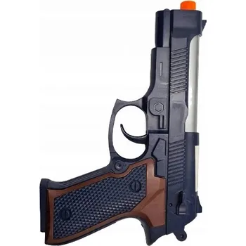 POLICEJNÍ PISTOLE S POLSKÝM ZVUKOVÝM MODULEM, HRAČKA PRO KLUKY PUŠKA