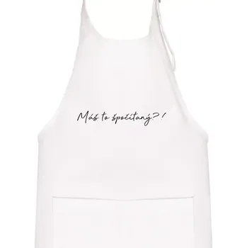 Kuchyňská zástěra Matematika - máš to spočítaný - Dětská zástěra na vaření - Univerzální velikost ( Bílá )