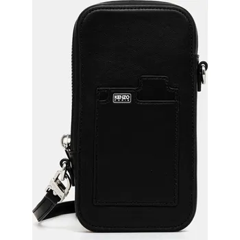 Obal na doklad Kožené pouzdro na telefon Kenzo FF68PM808L40 černá 99X, vel. ONE SIZE