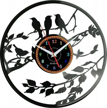 Hodiny Nástěnné Hodiny z Vinylové Desky - Moderní Dekorativní Design