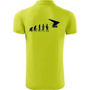 Pánská košile Evoluce rogalo - Polokošile Victory sportovní (dresovina) - S ( Limetková )