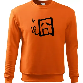 Pánská mikina Čínský symbol - smutný - Mikina Essential pánská - M ( Oranžová )