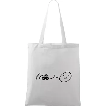 Matematická funkce - káva - Taška bavlněná - 42 x 38 cm ( Bílá )