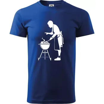 Grilování - Kuchař - Triko extra velké (5-8XL) - 8XL ( Královská modrá )