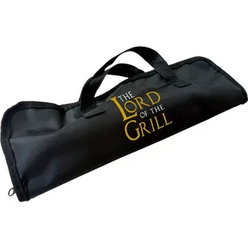 Žertovný předmět The lord of the grill - grilovací nářadí v pouzdře s potiskem- Tričkový.cz