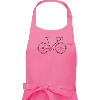 Kuchyňská zástěra Kolo názvy - Pánská zástěra na vaření - Univerzální velikost ( Růžová )