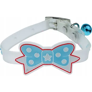 Obojek pro kočky se zvonečkem a GUMOVOU MAŠLÍ