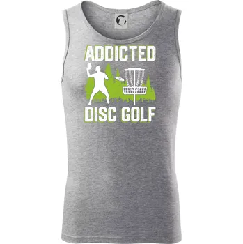 Pánské termoprádlo Addicted disc golf - Tílko pánské Core - M ( Tmavě šedý melír )