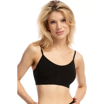 Dámský sportovní top Lounge bra black - JULIMEX černá M