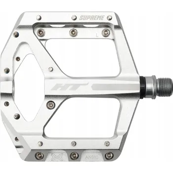 Pedál na kolo Platformové pedály HT HT-ANS10 stříbrné