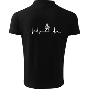 Pánská košile EKG Filodendron - Polokošile pánská Pique Polo 203 - 5XL ( Černá )