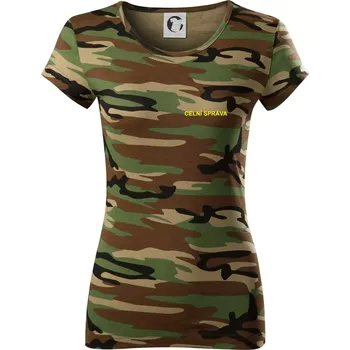 Dámské tričko Celní správa - Dámské maskáčové triko - XS ( Hnědý maskáč )