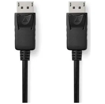 Video kabel Nedis CCGL37010BK20 - Displayport kabel | DisplayPort Zástrčka | DisplayPort Zástrčka | 4K@60Hz | 2.00 m | Černá