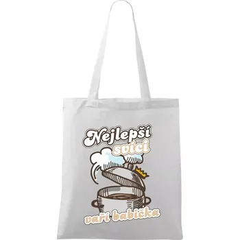 Nejlepší svíci vaří babička - Taška bavlněná - 42 x 38 cm ( Bílá )