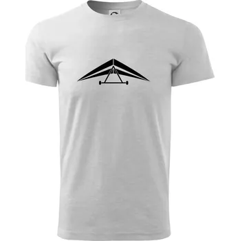 Pánské tričko Rogalo jednoduché - Triko extra velké (5-8XL) - 7XL ( Světlešedý Melír )