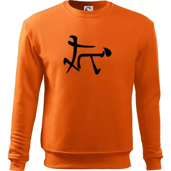 Pánská mikina Čínský symbol - soulož - Mikina Essential pánská - 2XL ( Oranžová )