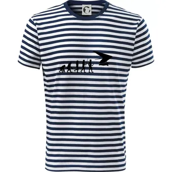 Evoluce rogalo - Triko na vodu - 2XL ( Prouhovaná )