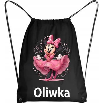 Školní Vak na Boty Batoh na Tělocvik do Školky Minnie Mouse Mickey #22