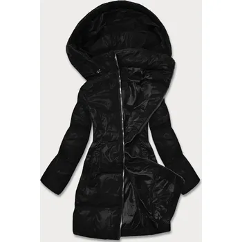 Černá dámská zimní bunda s kapucí (5m722-392) odstíny černé L (40)