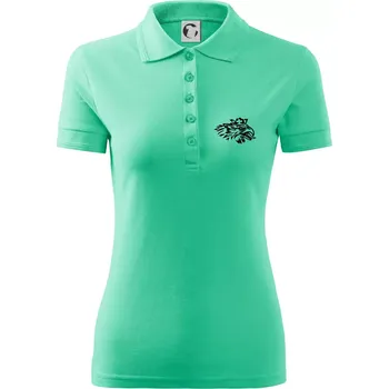 Rozezlený orel - Polokošile dámská Pique Polo - S ( Mátová )