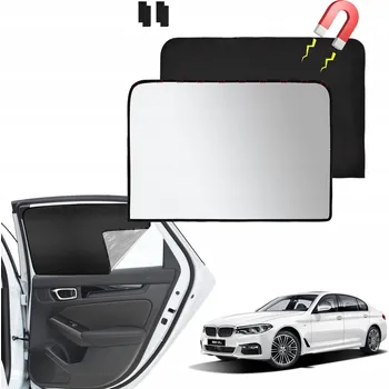 Stínítko do auta Magnetické clony do auta na boční okna (2 ks)