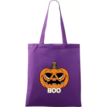 Halloween dýně - Taška bavlněná - 42 x 38 cm ( Fialová )