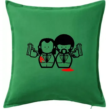 Polštář PF - Postavičky - Polštář 50x50 - 50x50 - Pouze potah ( Středně zelená )